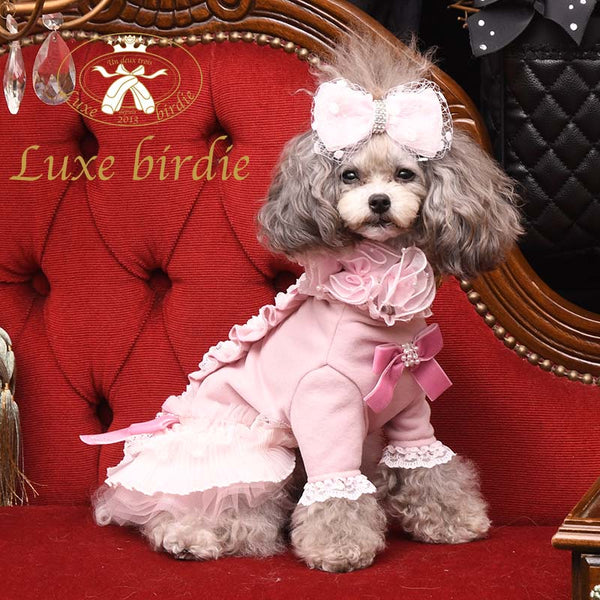 犬の服 Luxe birdie セレニティチュチュドレス ピンク リュクスバーディ birdie20aw9259b